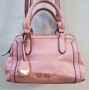 Jessica Simpson Leather Crossbody Purse Blush Pink